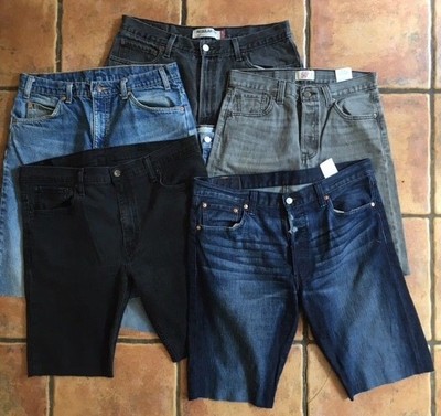 mens levis 501 denim shorts